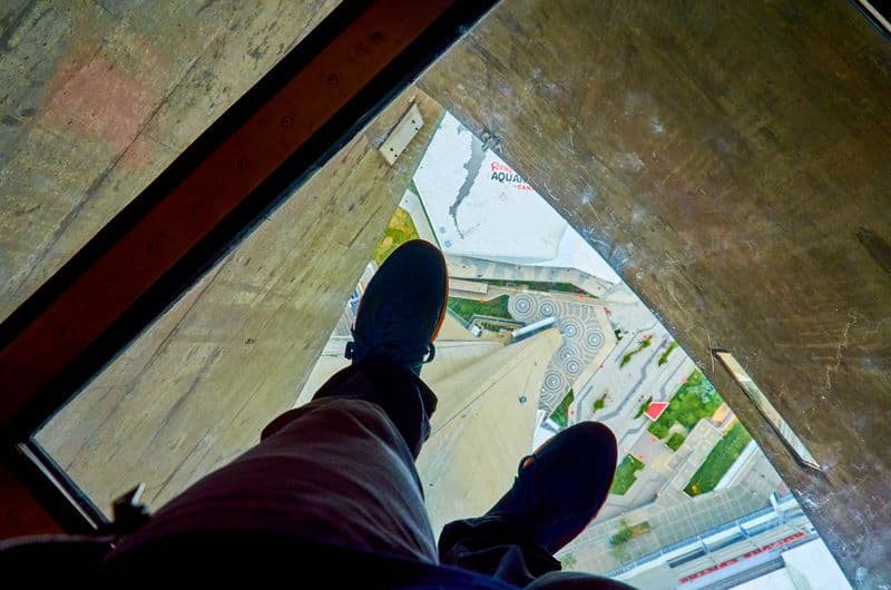 CN Tower Glass Floor, Toronto
