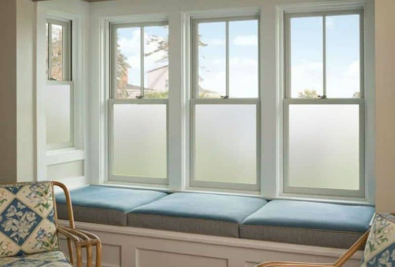 Frosted Elegance in the Living Room