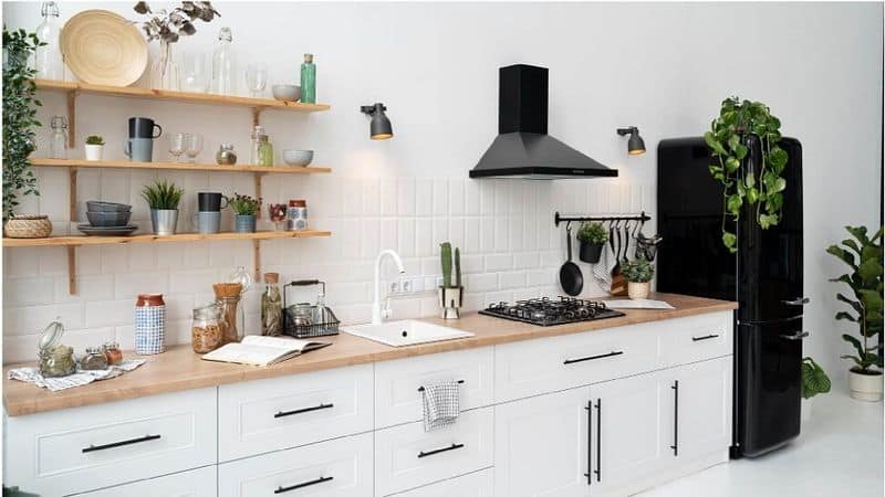 Chic Open Shelving