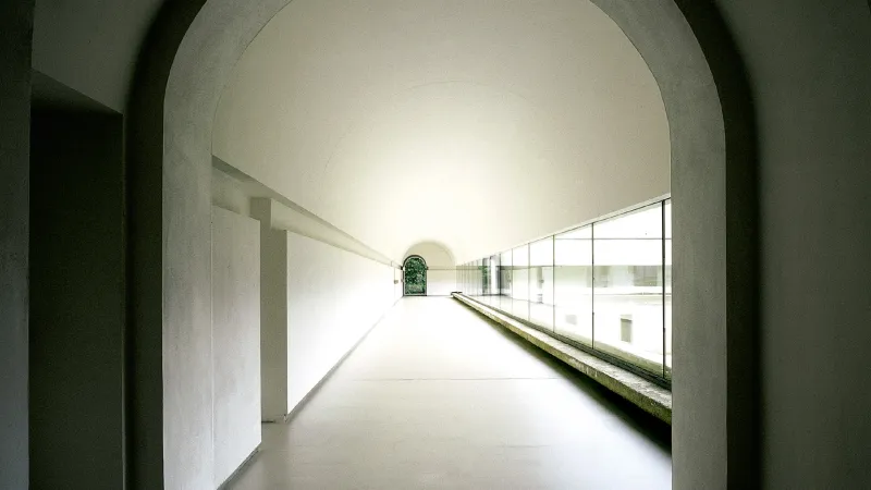 The Modern Cloister of Novy Dvur Monastery, Czech Republic