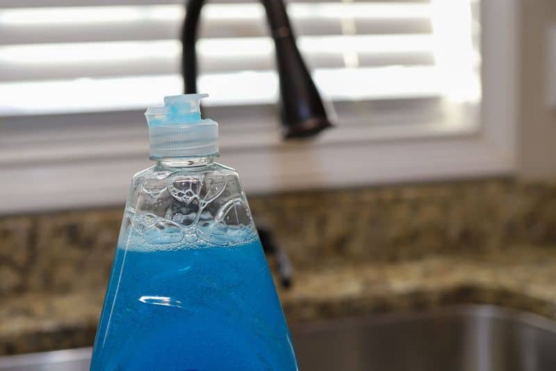Dish Soap and Salt Mixture