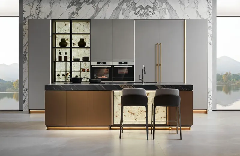 Custom Cabinetry with Hidden Features