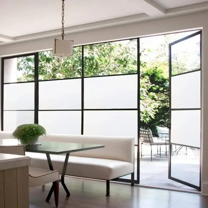 Minimalist Appeal with Matte Glass