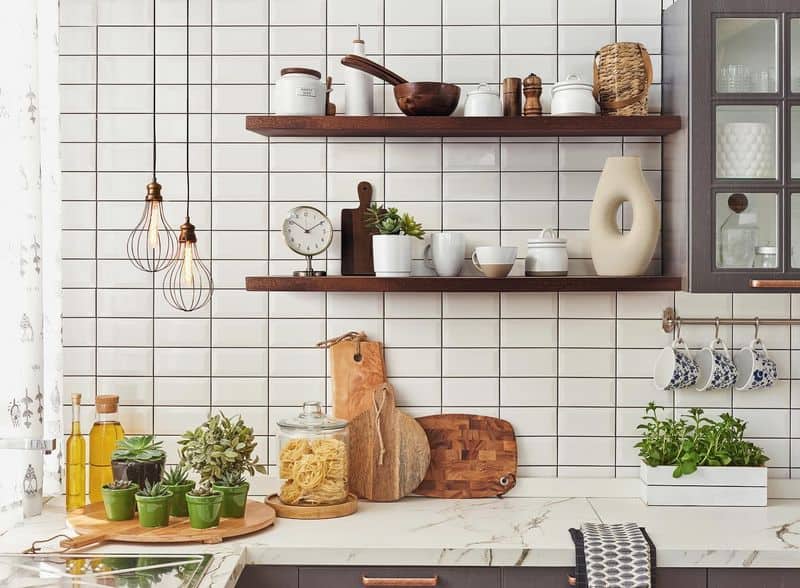 Open Shelving in Kitchens