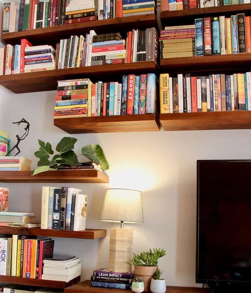 Floating Frame Bookcase