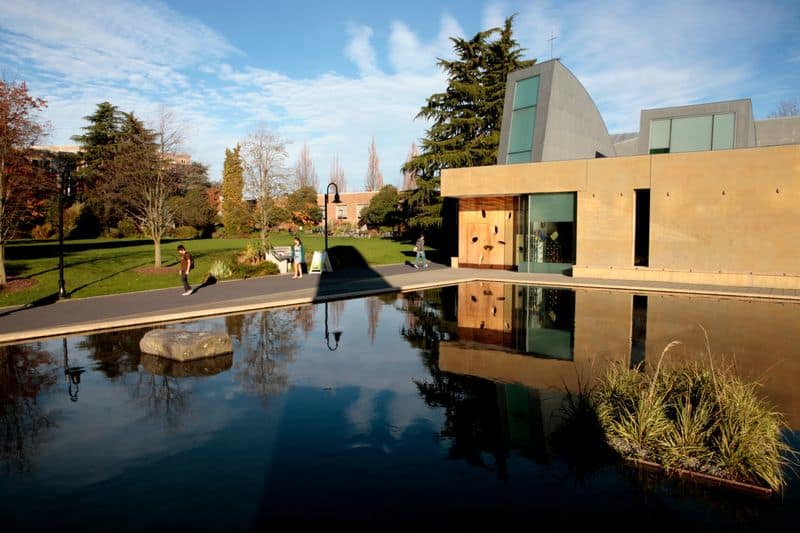 The Modern Cloister at the Chapel of St. Ignatius, Seattle, Washington
