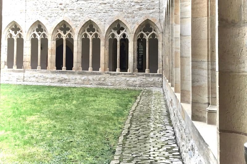 The Modern Cloister at the Schondorf Monastery, Bavaria, Germany