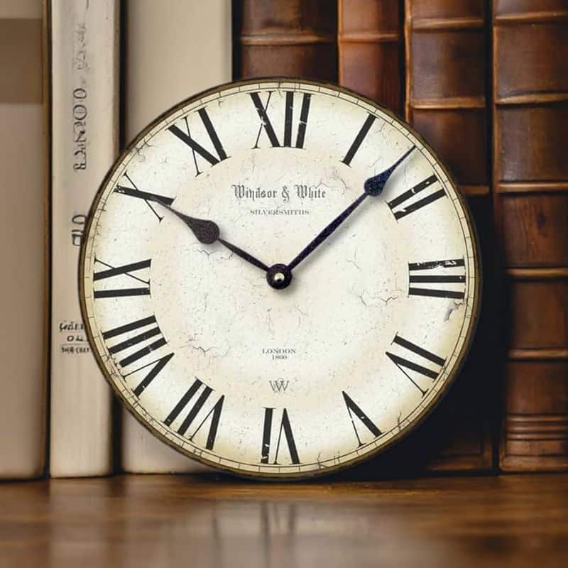 The Vintage Roman Numerals Clock