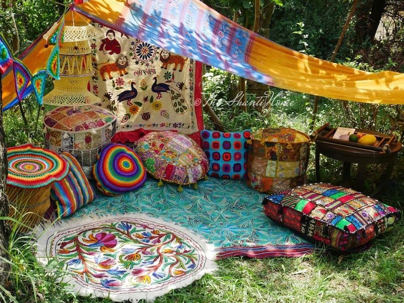 Bohemian Tapestry Canopy