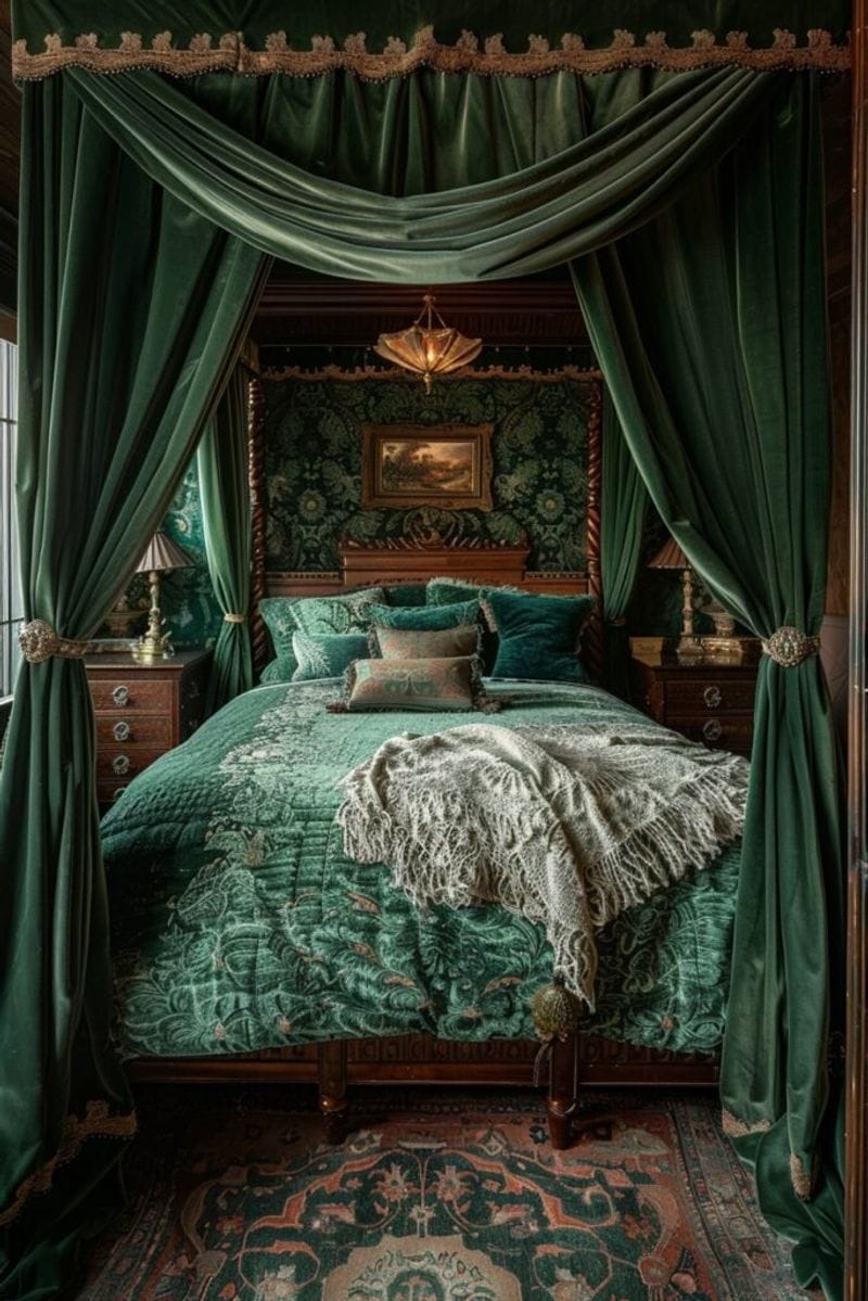 Elegant Draped Velvet