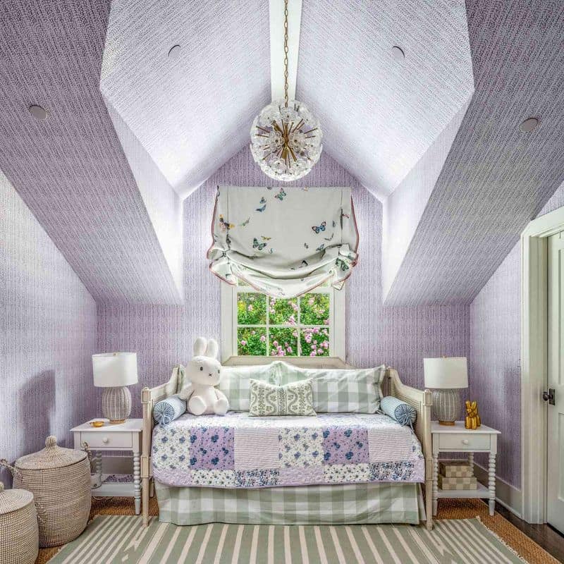 Whimsical Purple Playroom