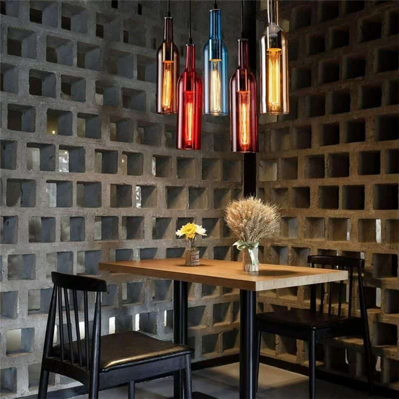Wine Bottle Chandelier