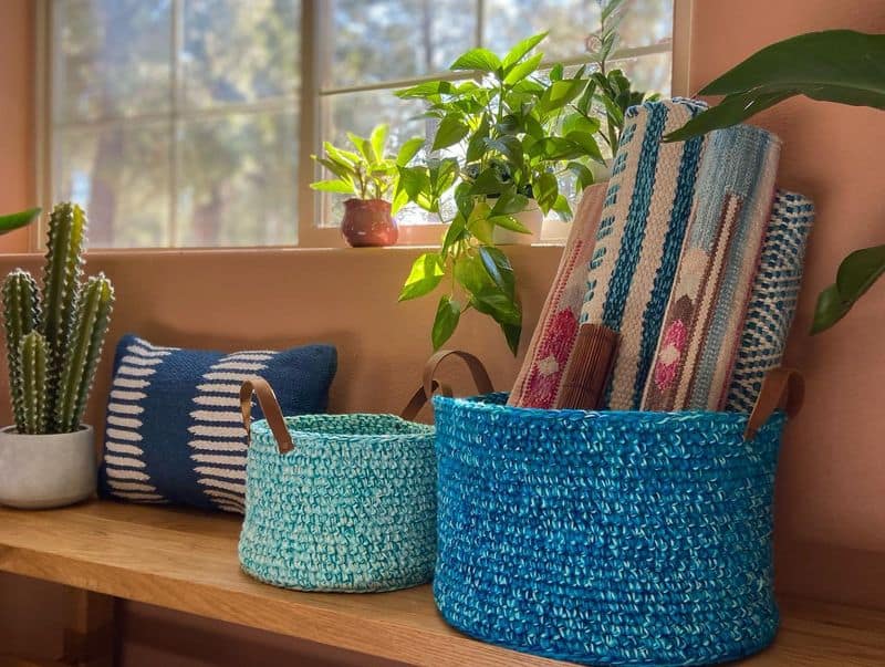 Crochet Basket or Storage Pouch