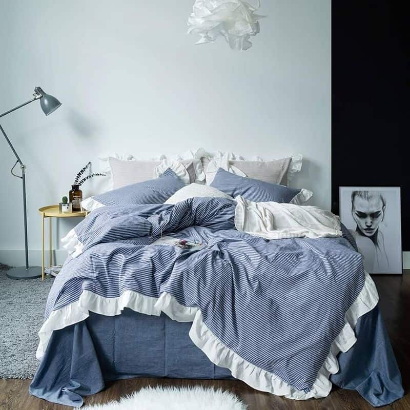 Denim and Lace Combination