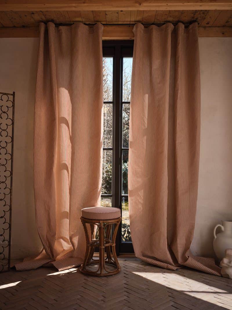 Moire Curtain Bedroom