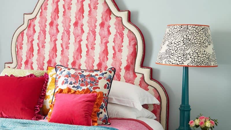 Moire Fabric Headboard