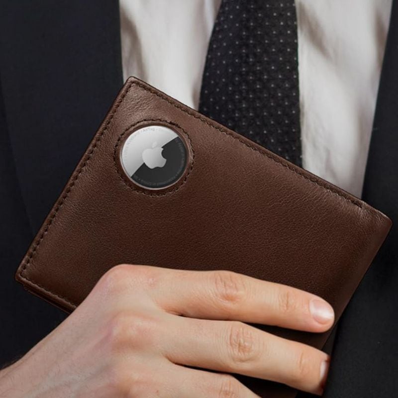 Serovi AirTag Wallet Genuine Leather