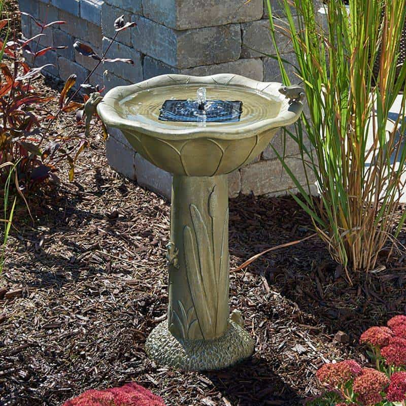 Solar Bird Bath