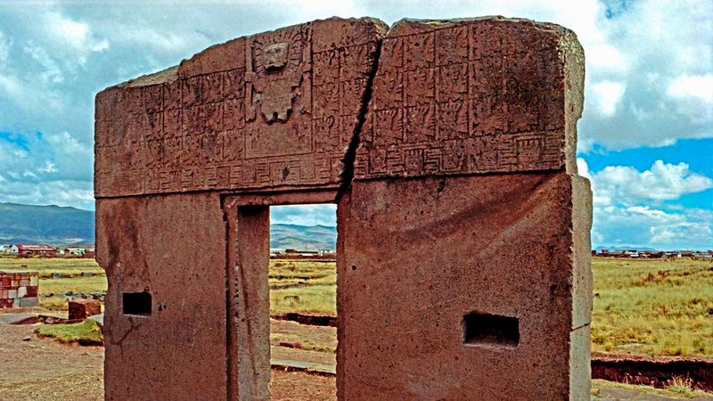 The Temple of the Sun (Tiwanaku, Bolivia)