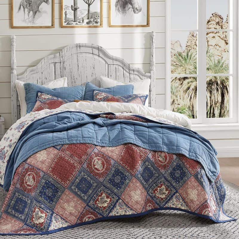 Vintage Denim Bedspread