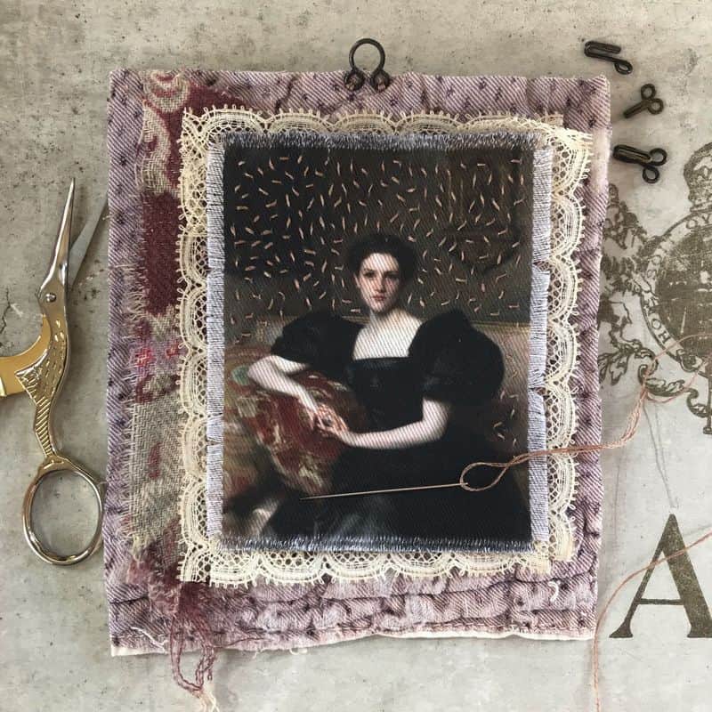 Vintage Fabric Frame