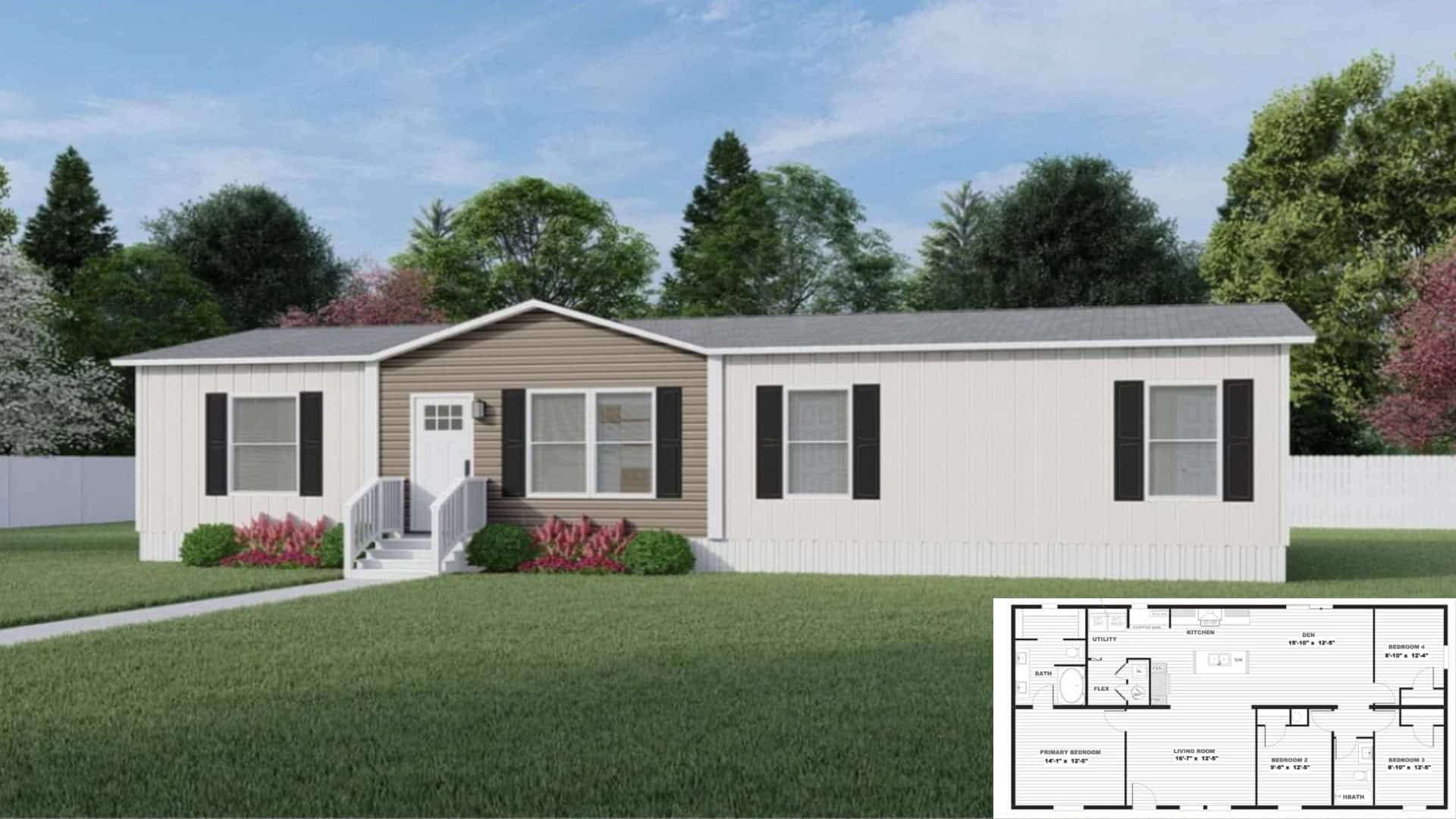 Step Inside This Ready-to-Build Mobile Home Featuring a Master Suite, Hobby Room, and Walk-In Closet (House Plan Included)