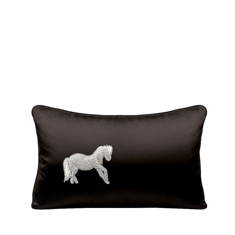 Cheval Bondissant Beaded Cushion
