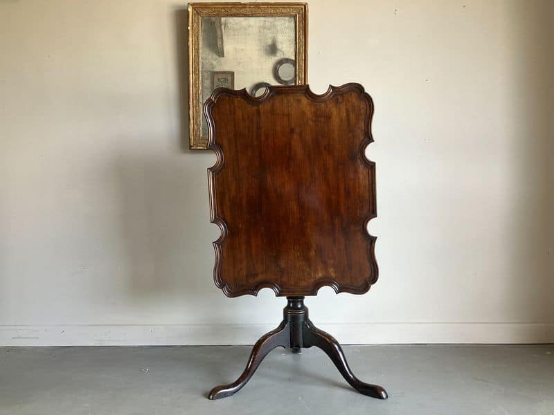 George III Mahogany Tilt Top Table