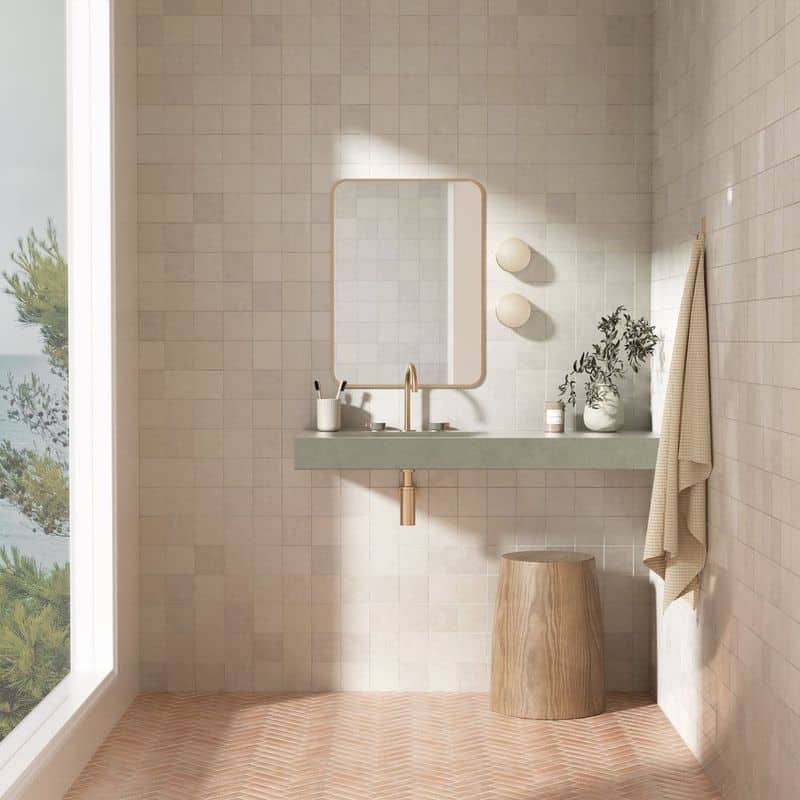 Wall-Mounted Rectangular Sink